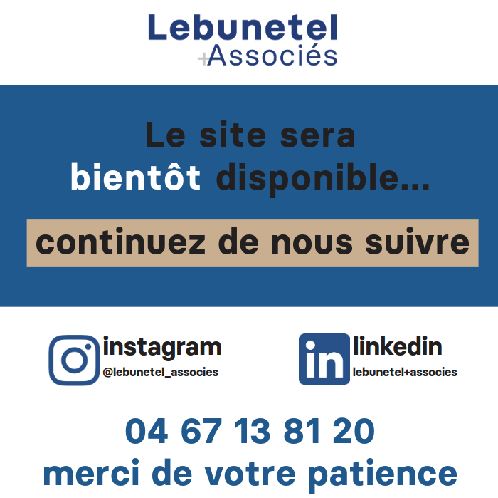 Page en maintenance